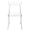 Beliani COVINGTON - Dining room chair set - Transparent - Polycarbonate