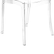 Beliani COVINGTON - Dining room chair set - Transparent - Polycarbonate