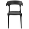 Beliani GUBBIO - Dining room chair set - Black - Polypropylene