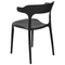 Beliani GUBBIO - Dining room chair set - Black - Polypropylene