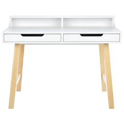 Beliani BARIE - Desk - White - MDF