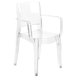 Beliani KENWOOD - Dining room chair set - Transparent - Polycarbonate