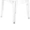 Beliani KENWOOD - Dining room chair set - Transparent - Polycarbonate
