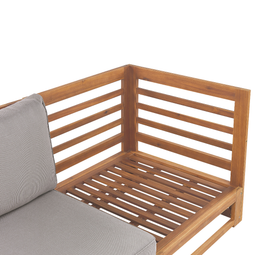 Beliani TRANI - Garden bench - Light wood color - Acacia wood