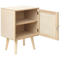 Beliani ALMO - Bedside table - Light wood color - MDF