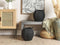 Beliani PANJGUR - Basket - Black - Cotton