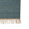 Beliani LUNIA - Jute rug - Blue - 80 x 150 cm - Jute