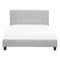 Beliani ROCHELLE - Waterbed - Light gray - 140 x 200 cm - Polyester
