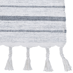 Beliani BADEMLI - Rug - White - 140 x 200 cm - Synthetic material