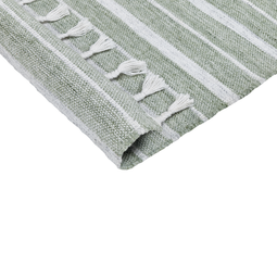 Beliani BADEMLII - Rug - Green - 140 x 200 cm - Synthetic material