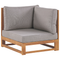 Beliani TIMOR - Garden set for 4 - Light wood color - Acacia wood