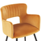 Beliani SANILAC - Dining room chair set of 2 - Orange - Velvet