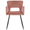 Beliani SANILAC - Dining room chair set of 2 - Pink - Velvet