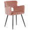 Beliani SANILAC - Dining room chair set of 2 - Pink - Velvet