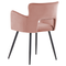 Beliani SANILAC - Dining room chair set of 2 - Pink - Velvet