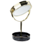Beliani SAVOIE - Make-up mirror - Gold/Black - Iron