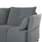 Beliani TOMRA - Corner sofa - Dark gray - Polyester