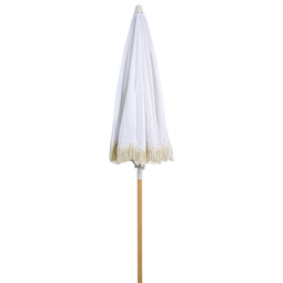 Beliani MONDELLO - Parasol - White - Polyester