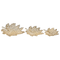 Beliani PEMALI - Decorative plates - Gold - Aluminum