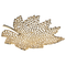 Beliani PEMALI - Decorative plates - Gold - Aluminum