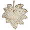 Beliani PEMALI - Decorative plates - Gold - Aluminum