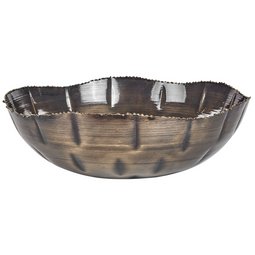 Beliani PINANG - Decorative bowls set of 3 - Brass - Iron