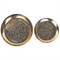 Beliani SADANE - Decorative tray set of 2 - Gold - Iron