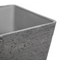 Beliani DELOS - Flowerpot set of 2 - Gray - 39 cm - Stone mix