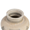 Beliani ASAHAN - Decorative vase - White - Rattan