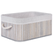 Beliani TALPE - Baskets set of 5 - Gray - Bamboo wood