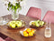 Beliani UJUNG - Decorative tray set of 3 - Gold - Iron