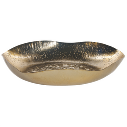Beliani UJUNG - Decorative tray set of 3 - Gold - Iron
