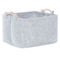 Beliani BAYSAI - Baskets set of 3 - Gray - Felt