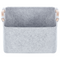 Beliani BAYSAI - Baskets set of 3 - Gray - Felt