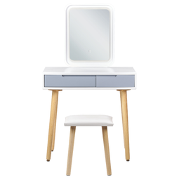 Beliani DIEPPE - Dressing table set - White - Fibreboard