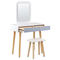 Beliani DIEPPE - Dressing table set - White - Fibreboard