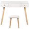 Beliani BRIOUDE - Dressing table set - White - Fibreboard
