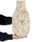 Beliani PAFOS - Decorative vase - Beige - Terracotta