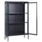 Beliani NASH - Display cabinet - Black - Steel