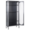 Beliani FOXTON - Display cabinet - Black - Steel