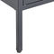 Beliani FOXTON - Display cabinet - Black - Steel