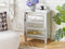 Beliani BREVES - Chest of drawers - Silver - Glass