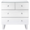 Beliani NESLE - Chest of drawers - Silver - Glass