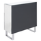 Beliani NESLE - Chest of drawers - Silver - Glass