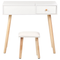 Beliani BOLLENE - Dressing table set - White - Fibreboard