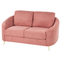 Beliani TROSA - Two-seater sofa - Pink - Polyester