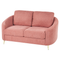 Beliani TROSA - Two-seater sofa - Pink - Polyester