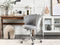 Beliani MONTICELLO - Office chair - Gray - Velvet