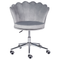 Beliani MONTICELLO - Office chair - Gray - Velvet