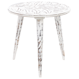 Beliani CHANDRA - Coffee table set - White - Mango wood